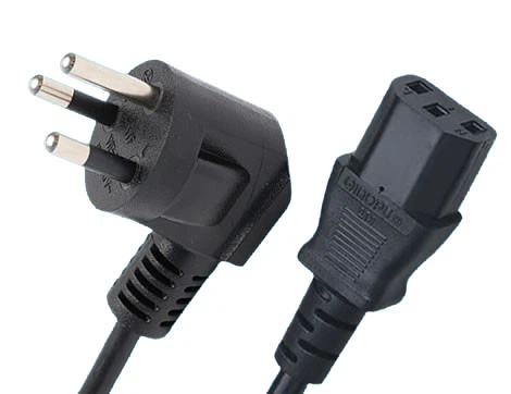 Thailand Power Cords, TIS 166-2549 Plug TO IEC 60320 C13 Connector, Type O ,3 Poles Plug, TISI Certified Thailand Power Cords, TIS 166-2549 Plug TO IEC 60320 C13 Connector, Type O ,3 Poles Plug, TISI Certified