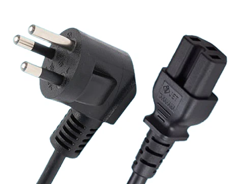 Thailand Power Cords, TIS 166-2549 Plug TO IEC 60320 C15 Connector, Type O,3 Poles Plug, TISI Certified Thailand Power Cords, TIS 166-2549 Plug TO IEC 60320 C15 Connector, Type O,3 Poles Plug, TISI Certified