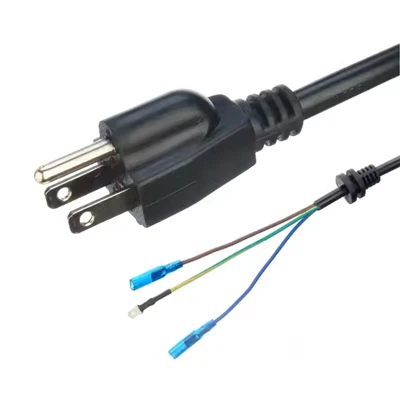3 Prong UsA Power Plug Cable End With Pvc 3 Prong UsA Power Plug Cable End With Pvc